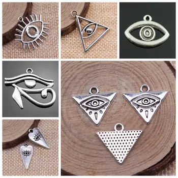 Malzahar Triunghiular Farmece Ochi bijuterii diy brățară cu farmecele pentru a face bijuterii kit accesorii