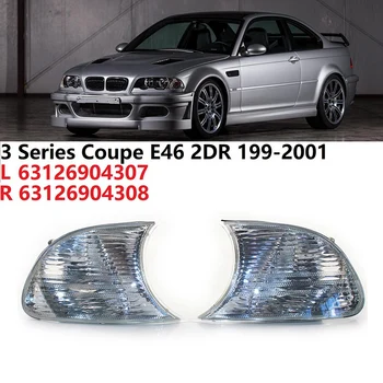 Marker clar Semnal de Semnalizare Colț de Parcare Lumina de Lampa -BMW E46 Seria 3 Coupe 1999-2001 63126904307 63126904308