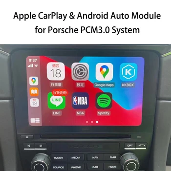 Masina a Juca Interfață Video Pentru Porsche PCM3.0 Cayenne Turbo 997 987 Android Auto Wireless Apple Carplay Modulul Wifi Camera Din Spate