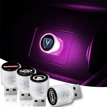 Masina USB LED Ambiental Mini Lumină de Lumină Portabile, Plug and Play pentru Porsche Boxster, Cayenne, Panamera Macan Cayman, 911 918 996 991