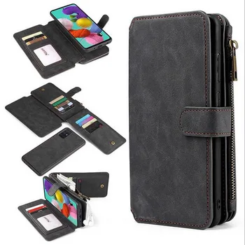 MEGSHI-007 Multifunctionala geanta de Protecție din Piele Capac Spate Telefon Caz pentru iPhone 6 6s 7 8 Plus X Xr Xs Max 11 12 11Pro