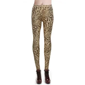 Moda Leopard Imprimate Femei Jambiere Pantaloni Slim cu Talie Înaltă Elasticitate Legging Femme leggins Femei Pantaloni