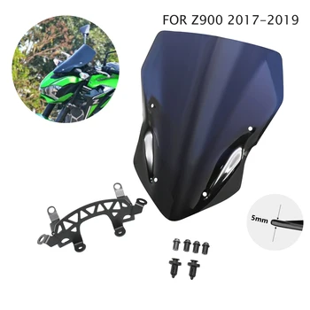 Motocicleta Parbriz Parbriz Pentru Kawasaki Z900 2017 2018 2019