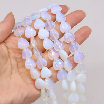 Naturale Piatră Semi-prețioasă Margele Inima Opal pentru DIY Bijuterii Colier Cercei Bratara Handmade