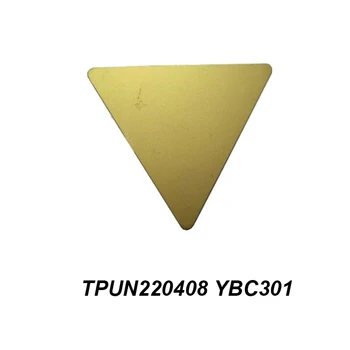Original TPUN 220408 TPUN220408 YBC301 Prelucrare Oțel de Frezat CNC Cutter Introduce Suport Instrument Pentru Prelucrarea Externă Carbură