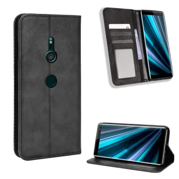 Pentru Sony Xperia XZ3 Caz de Lux Flip PU Piele Portofel Magnetic de Adsorbție Caz Pentru Sony XZ3 XZ 3 SonyXZ3 Telefon Genti