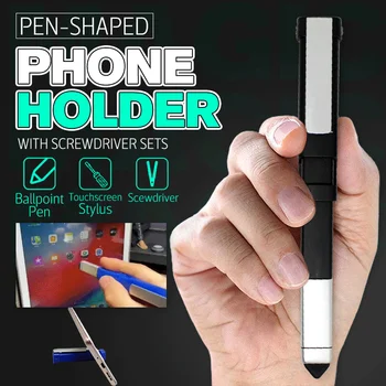 Pix în formă de Suport de Telefon cu Seturi Șurubelniță multifuncțională Mini Șurubelniță Set Multi-Tool Pen Telefon Suport stativ