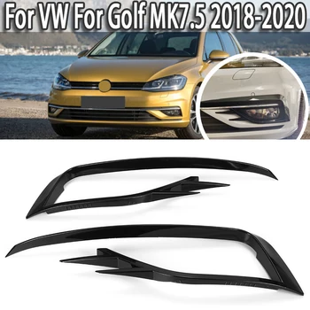 Pop Pereche de Ceață Față Lumina Rama de Acoperire Spranceana Vânt Cuțit Pleoapa Stil Pentru VW Pentru Golf MK7.5 2018 2019 2020