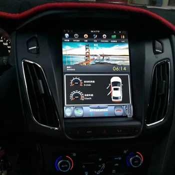PX6 2 Din Radio Auto Bluetooth Android cu Ecran De 9 Player Multimedia GPS Navigatie Pentru Ford Focus MK3 2013 2017 Unitate Cap AutoRadio