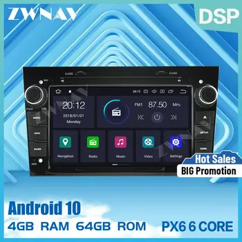 PX6 Android 10.0 Cu DSP ip-uri RDS GPS Auto Navi Radio stereo Pentru opel Vauxhall Astra H, G, J, Vectra Zafira Antara Corsa DVD Player