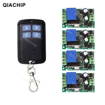 QIACHIP Transmitator 433,92 Mhz universal Wireless de Control de la Distanță Comutator AC 110V 220V 1CH Releu Receptor Pentru Lampa de Usa de Garaj