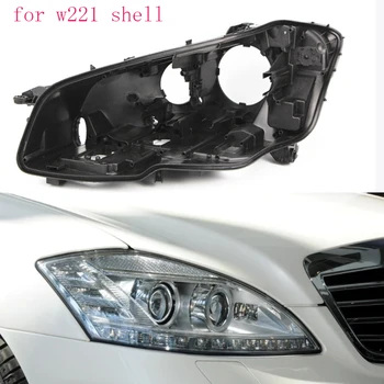 shell w221 Fata faruri capacul negru de bază Far coajă spate pentru Mercedes-Benz s Class W221 S280 S300 S500 shell 2010 2011