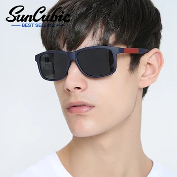 SunCubic Polaroid ochelari de Soare Unisex Pătrat de Epocă Ochelari de Soare Brand Faimos Polarizate Retro Feminino pentru Femei Barbati JS6081