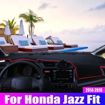Tabloul de Bord masina Acoperi Rogojini Evita Lumina Pad Pentru Honda Jazz a se Potrivi 3 2014 2015 2016 2017 2018 Instrument Platforma Covoare Accesorii