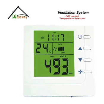 Temperatura de detectare animal de Casă, birouri, sală de conferințe calitatea aerului monitorizarea co2 smrat controller pentru Sistemul de Ventilație