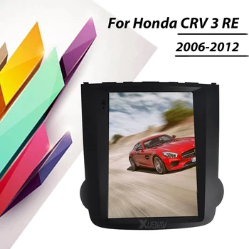 Tesla Stil Ecran Autoradio Masina Jucător de Radio Pentru Honda CRV 3 RE 2006 -2012 Stereo de Navigare GPS DVD Player