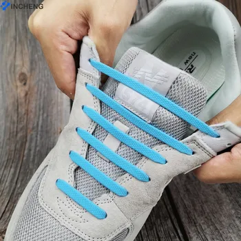 Ultimele Nou 16PCS/Lot Silicon Elastic Șireturile Leneș Fără Cravată Siret Siret Copii Adulți Adidași Rapid Pantofi Dantela Elastica din Silicon