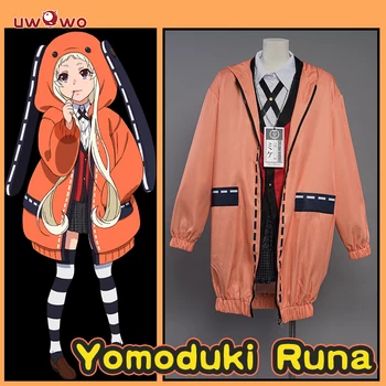 UWOWO Anime Kakegurui Cosplay Yomoduki Runa Cosplay Costum Haina Ureche Coada Ciorapi
