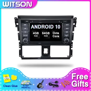 WITSON ANDROID 10.0 GPS Auto DVD Player Pentru TOYOTA YARIS 2014 indash Masina Dvd Player 4GB 64GB