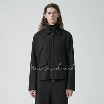 XS-6XL pentru Bărbați îmbrăcăminte pentru Femei Stilist de moda de Lână 4-geanta cu fermoar Jacheta plus dimensiune costume