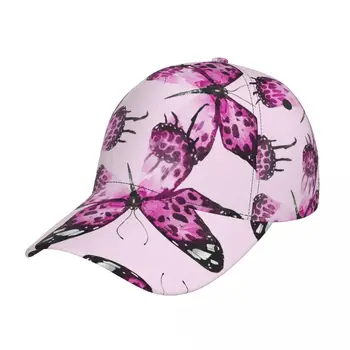 Șapcă de Baseball Hat Hip Hop Capac Acuarelă Fluturi Roz Palarie de Soare pentru Bărbați Adulți Femei Pălărie