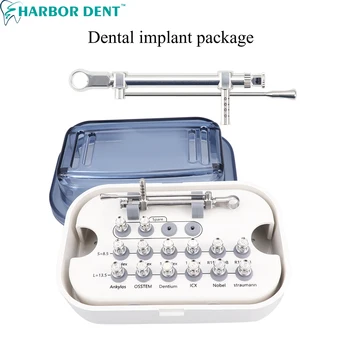 Șurubelniță Instrumente Implant Dentar Chei Dinamometrice cu Clichet 10-70NCM cu Drivere si Cheie Kit 14PCS
